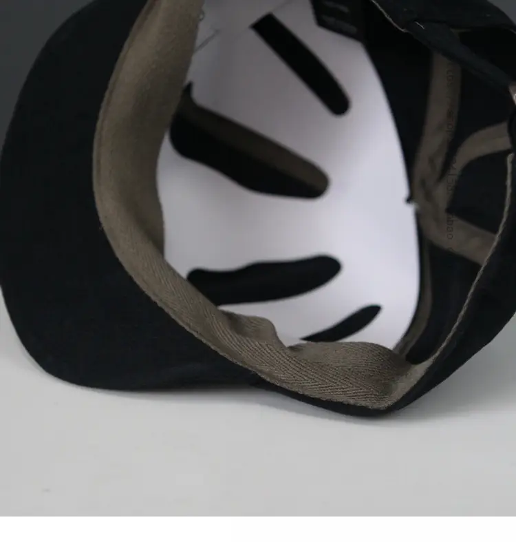 Japanese Style Patch Cap for Women Men Brown — feature 7