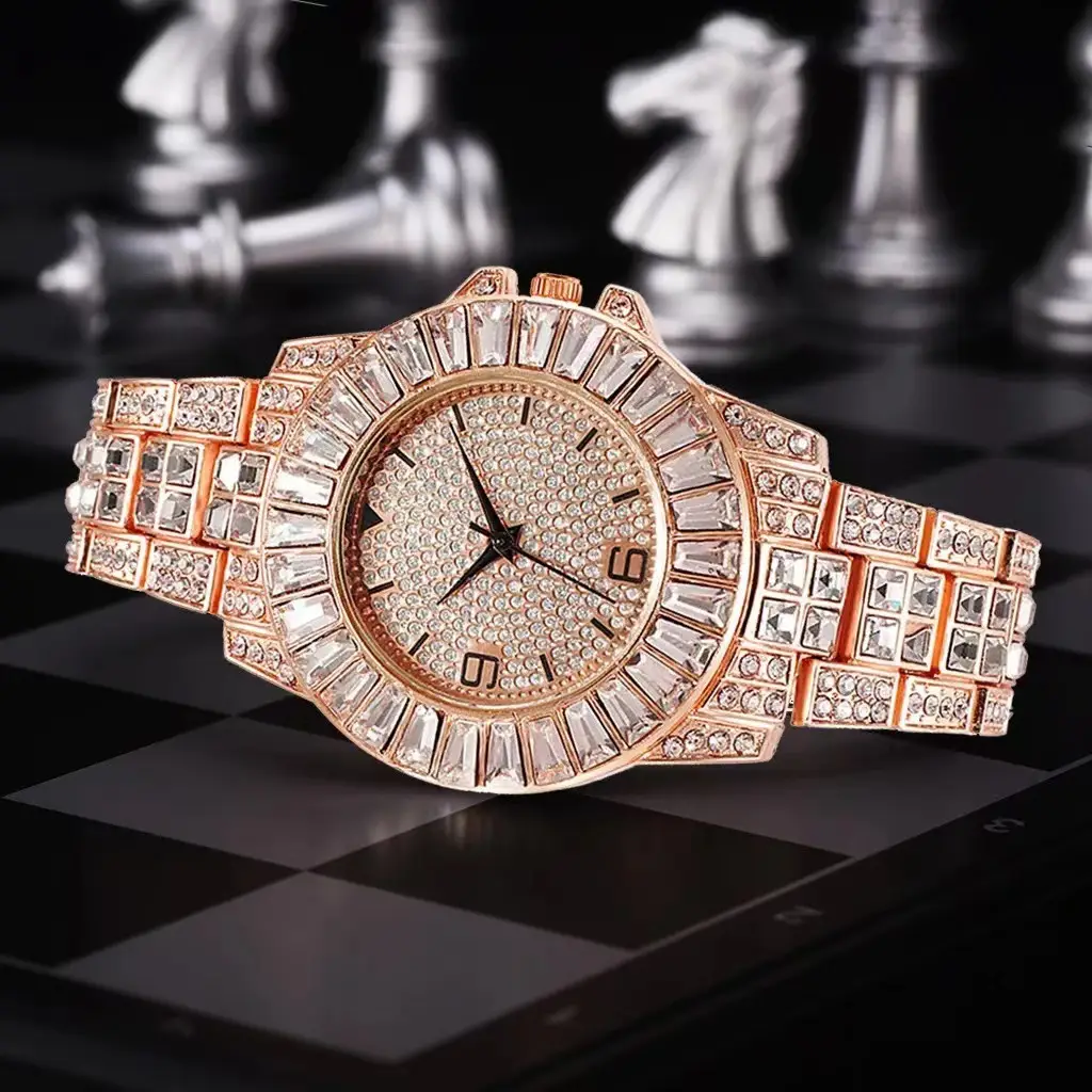 Diamond Full Diamond Ladies Watch Quartz Women's Watch - Image 7