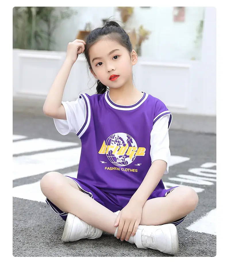 Boys' Yellow Basketball Shorts Set Medium Large — feature 12