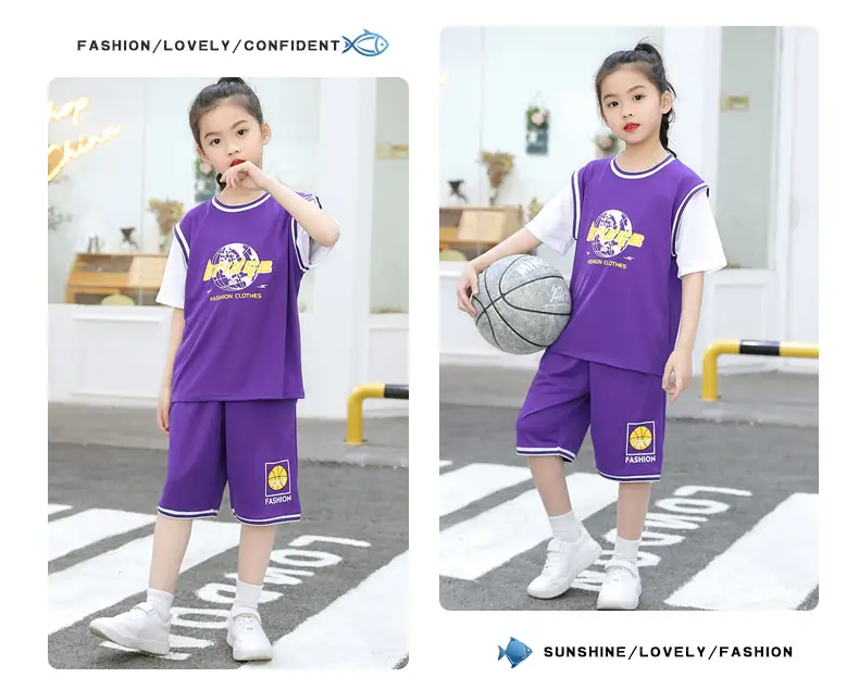 Boys' Yellow Basketball Shorts Set Medium Large — feature 13