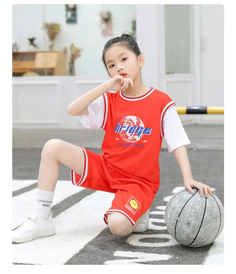 Boys' Yellow Basketball Shorts Set Medium Large — feature 24