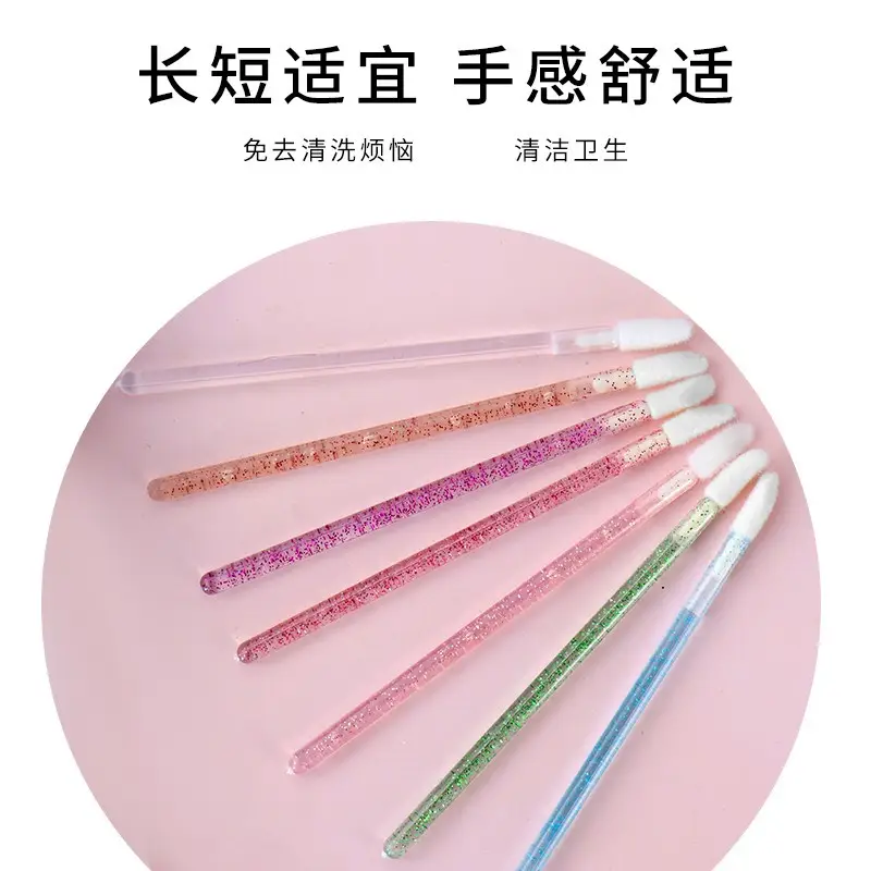 Crystal Lip Brush Replacement Head Set of 10 Pcs - Image 14