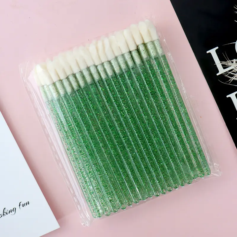 Crystal Lip Brush Replacement Head Set of 10 Pcs - Image 10