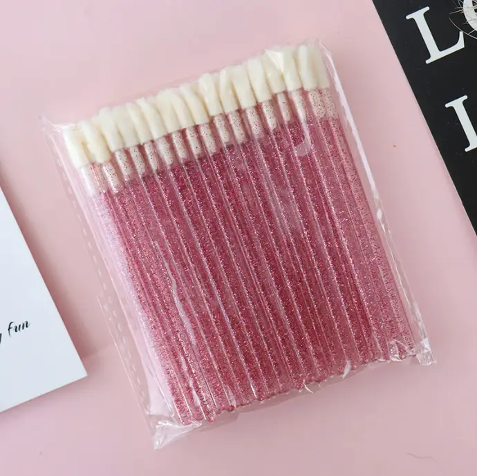 Crystal Lip Brush Replacement Head Set of 10 Pcs - Image 3
