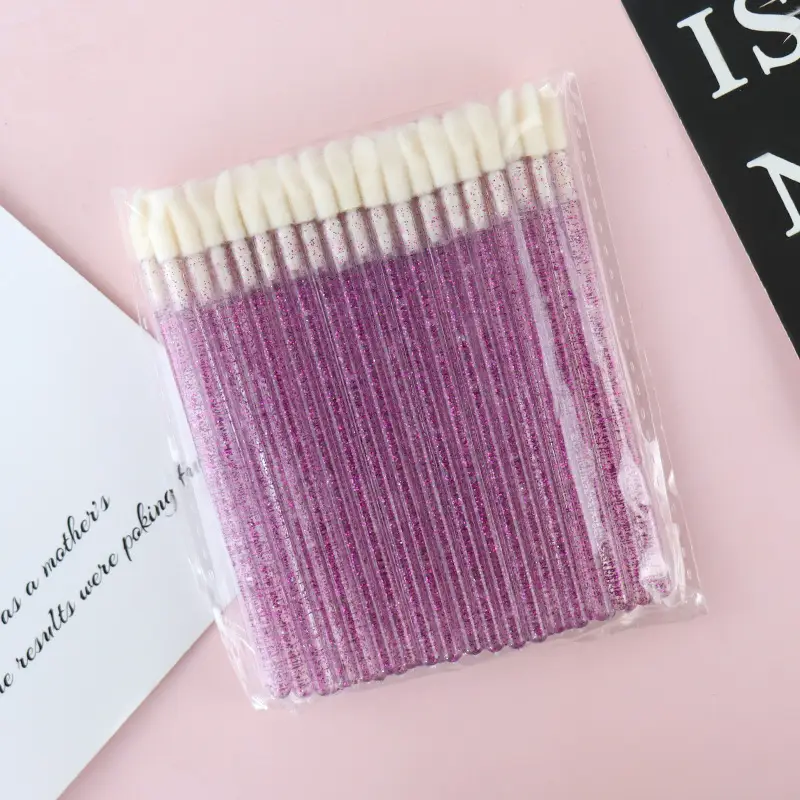 Crystal Lip Brush Replacement Head Set of 10 Pcs - Image 4