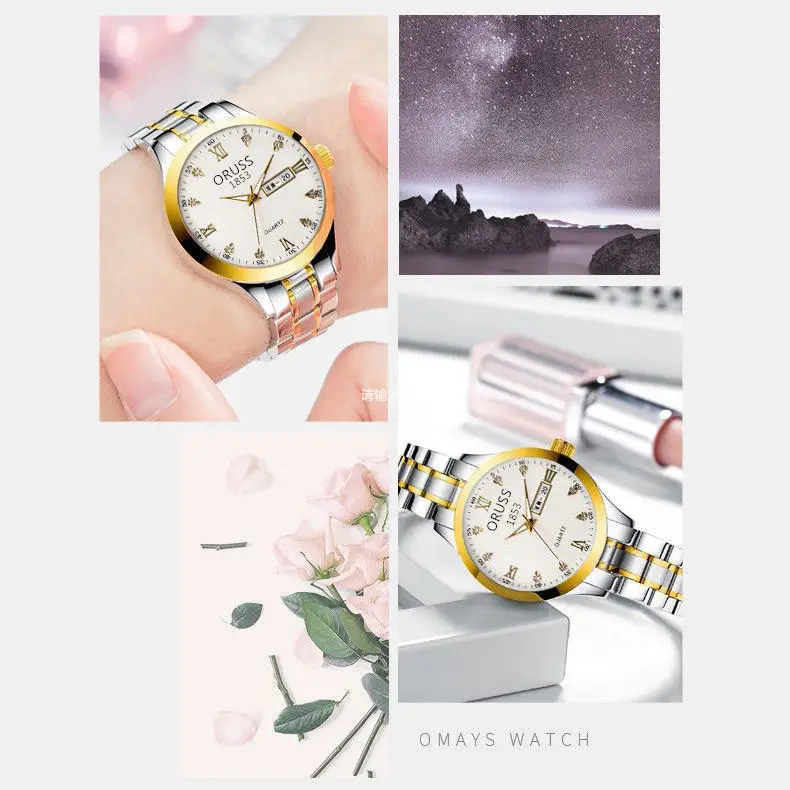 Genuine Foreign Trade Women's Watch, Fully Automatic Quartz Watch, Luminous, Waterproof, Casual 980 Wholesale Dropshipping Steel Band Women's Watch — feature 16