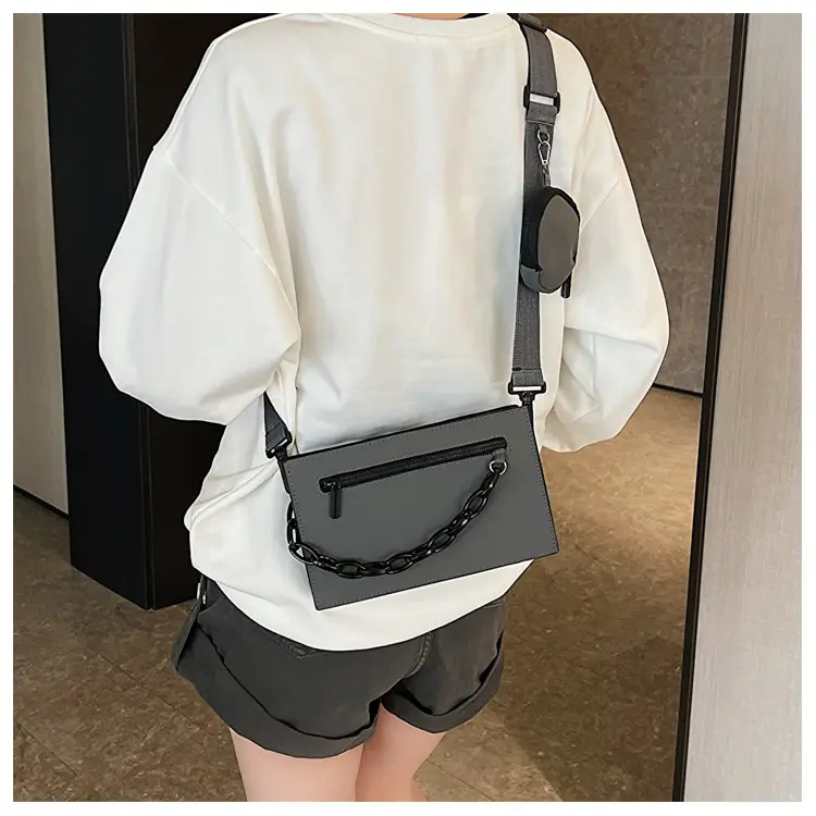 Simple Small Square Bag Women's 2023 Spring New — feature 14