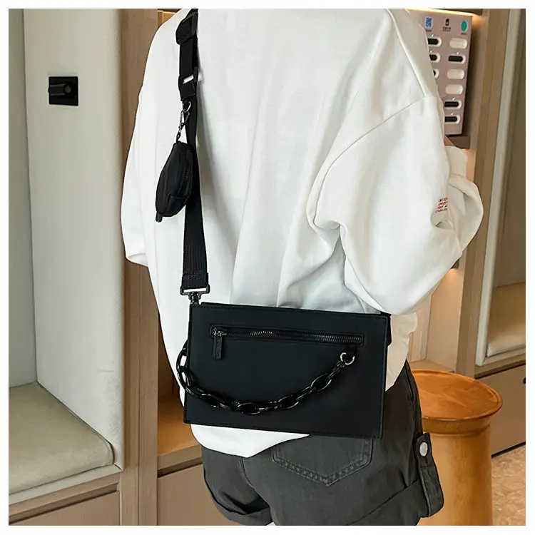 Simple Small Square Bag Women's 2023 Spring New — feature 17