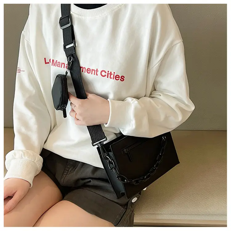 Simple Small Square Bag Women's 2023 Spring New — feature 18