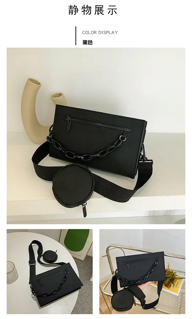 Simple Small Square Bag Women's 2023 Spring New — feature 21