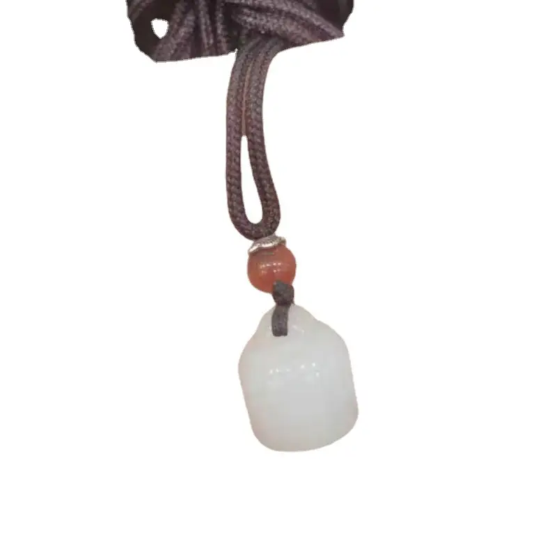 White Jade Pendant Necklace for Men Women Gift - Image 14
