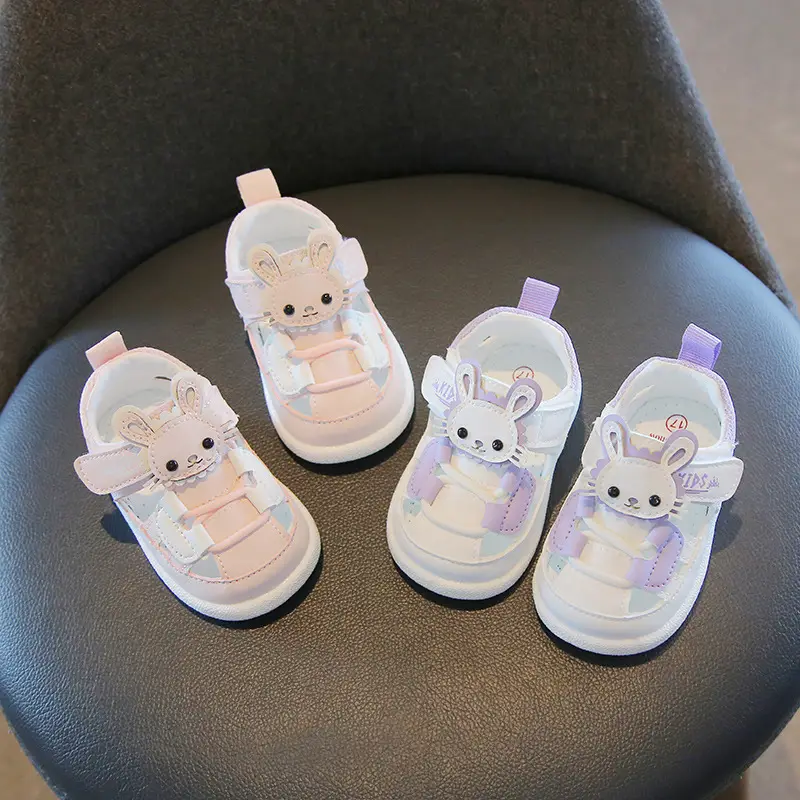Princess Baby Sandals for Girls 1-2 Years Soft Bottom Closed Toe