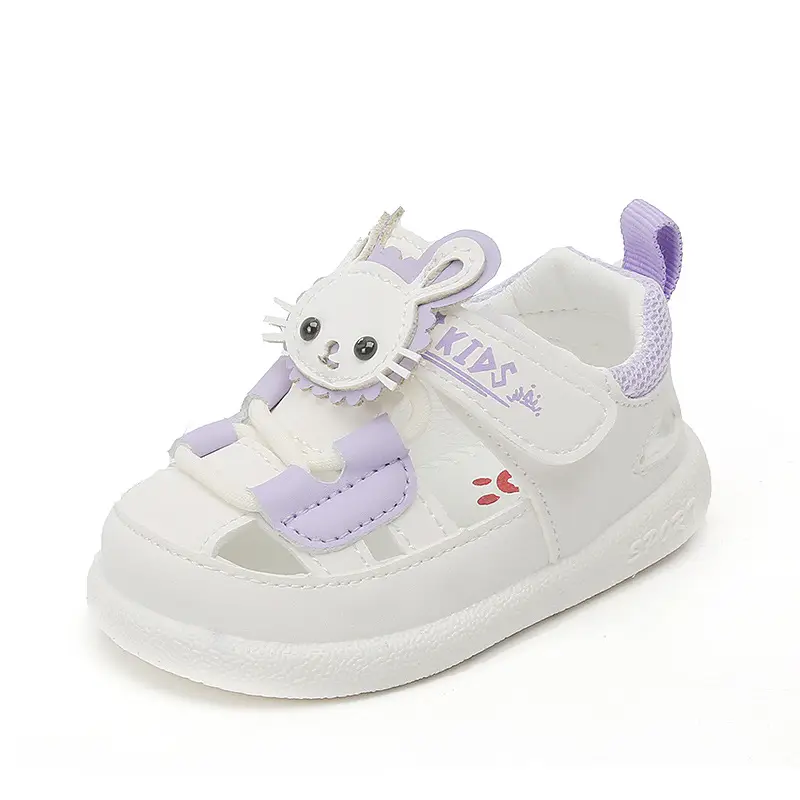 Princess Baby Sandals for Girls 1-2 Years Soft Bottom Closed Toe