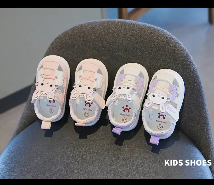 Princess Baby Sandals for Girls 1-2 Years Soft Bottom Closed Toe — feature 10