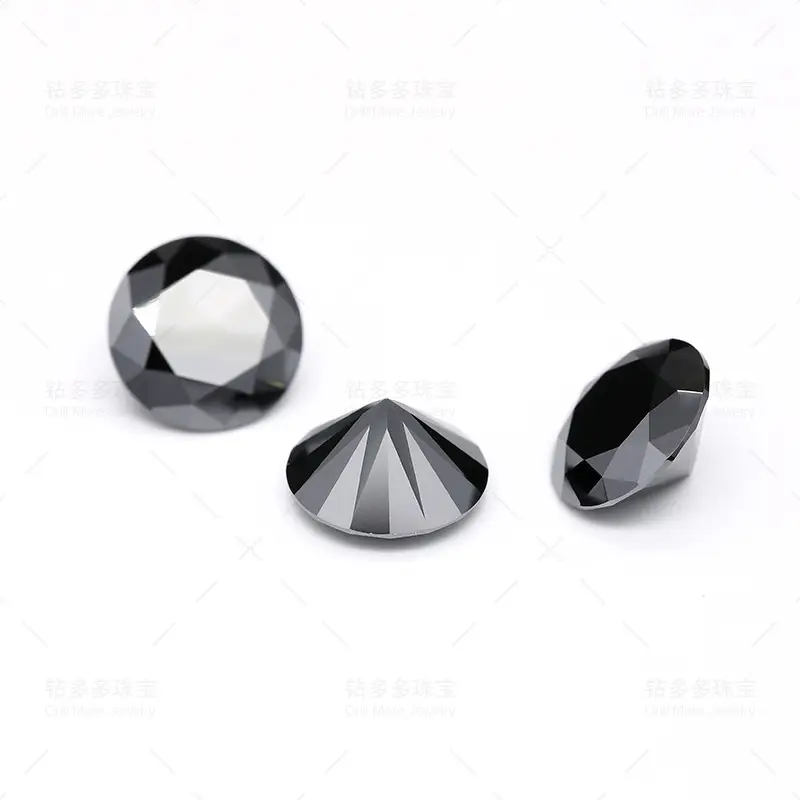 Moissanite Setting Stones Round High Quality for Rings Pendants - Image 4