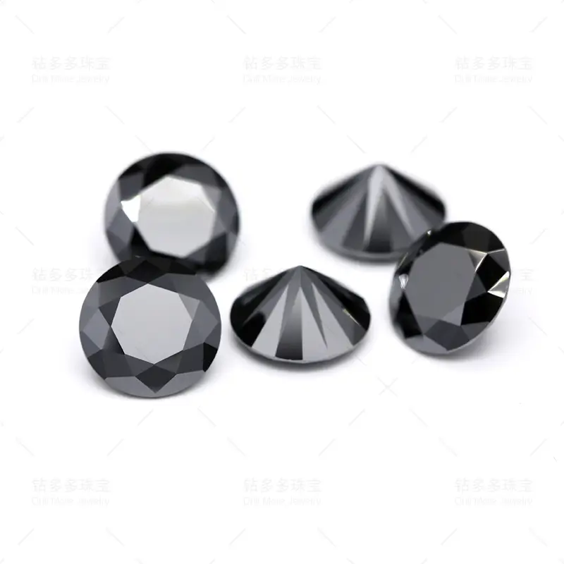 Moissanite Setting Stones Round High Quality for Rings Pendants - Image 5