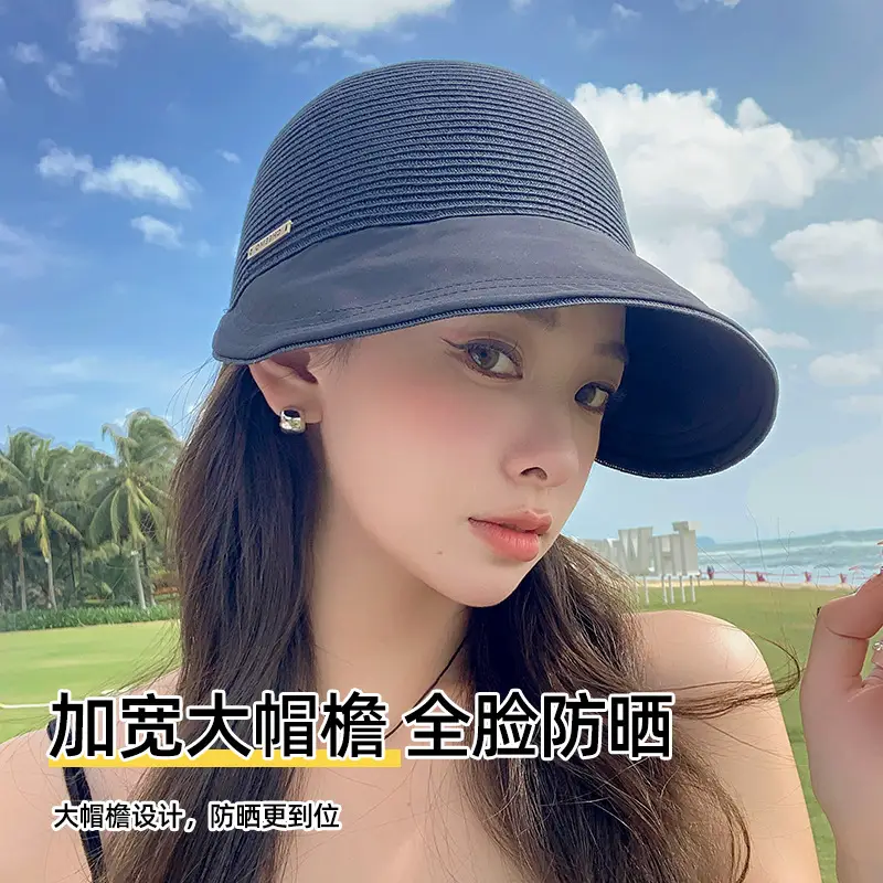 Women Sunscreen Hat Large UV Protection Beach Wear