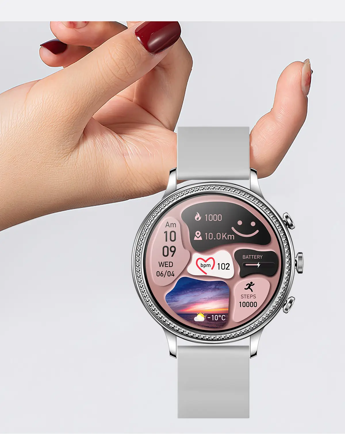 Women's Full Touch Smart Watch with Heart Rate & Sleep Monitoring — feature 26