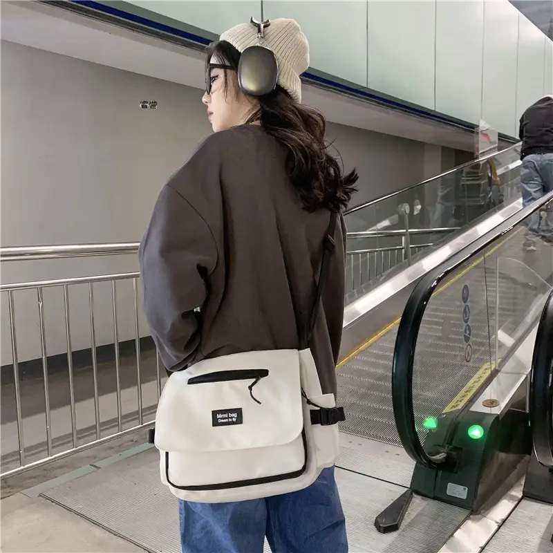 Women's Black Casual Shoulder Bag Ruiying New Large Capacity - Image 6