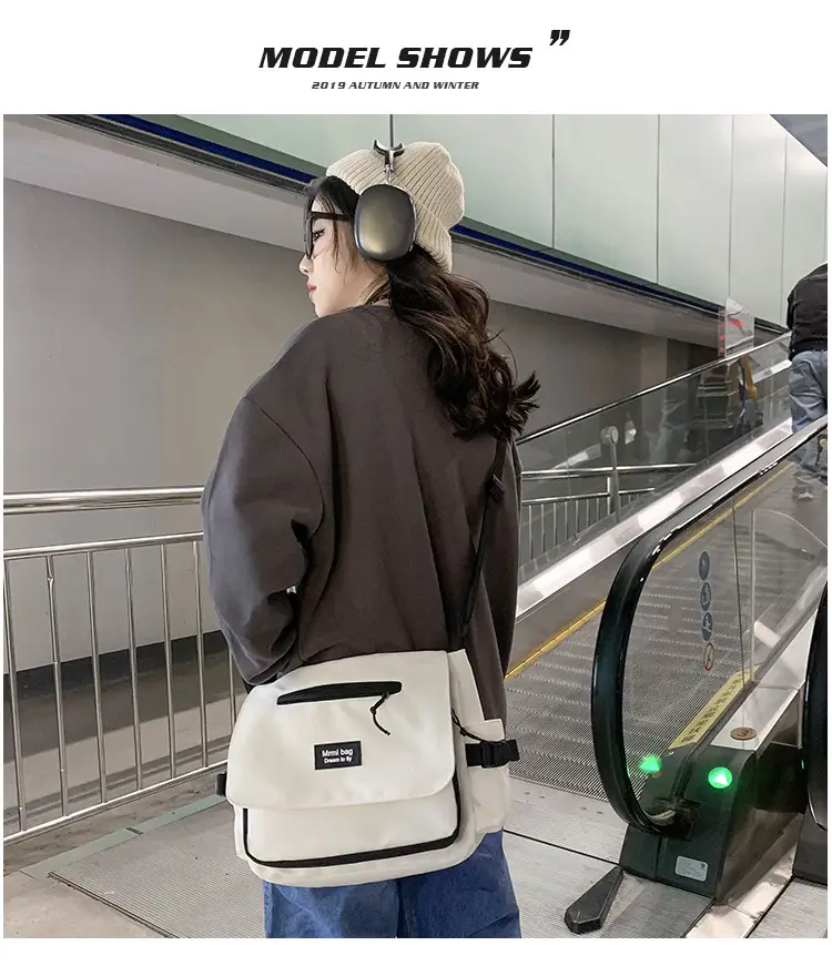 Women's Black Casual Shoulder Bag Ruiying New Large Capacity — feature 11