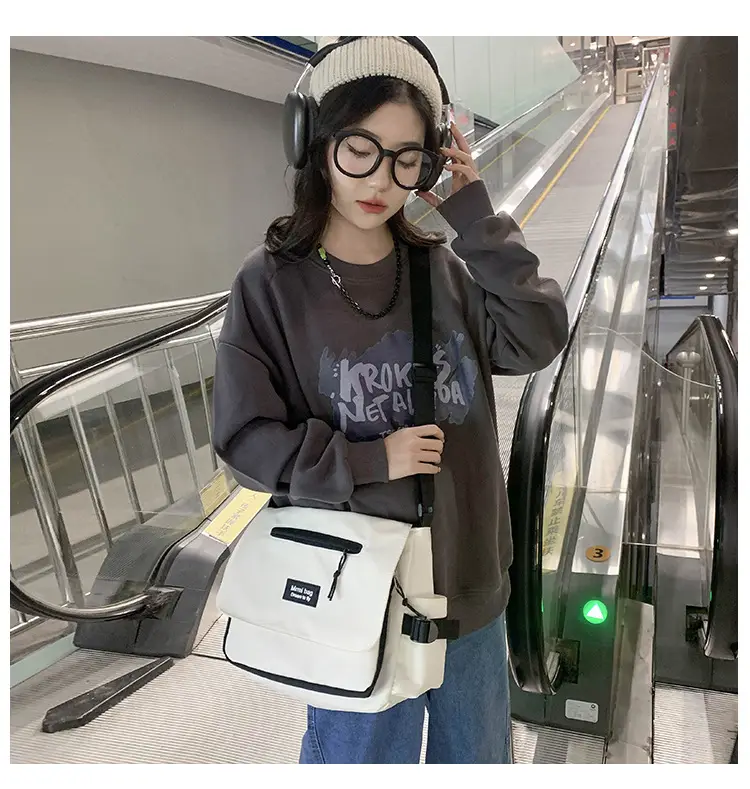 Women's Black Casual Shoulder Bag Ruiying New Large Capacity — feature 14