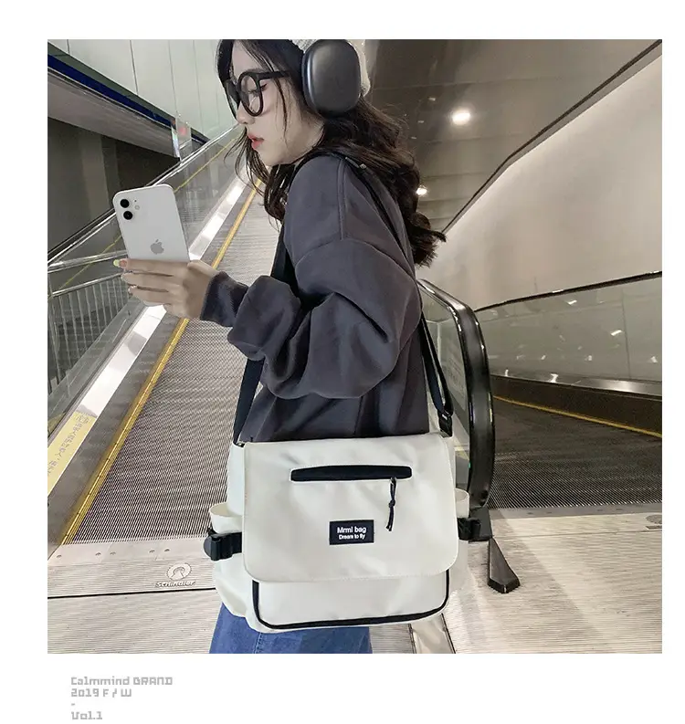 Women's Black Casual Shoulder Bag Ruiying New Large Capacity — feature 15