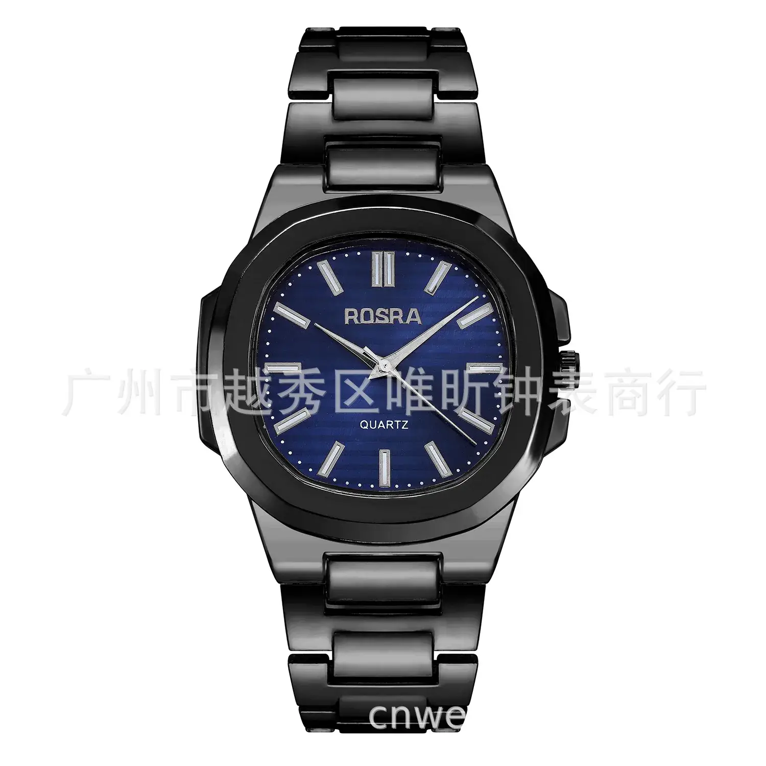 2023 ROSRA Men's Square Dial Quartz Watch with Rose Gold Strap - Image 14