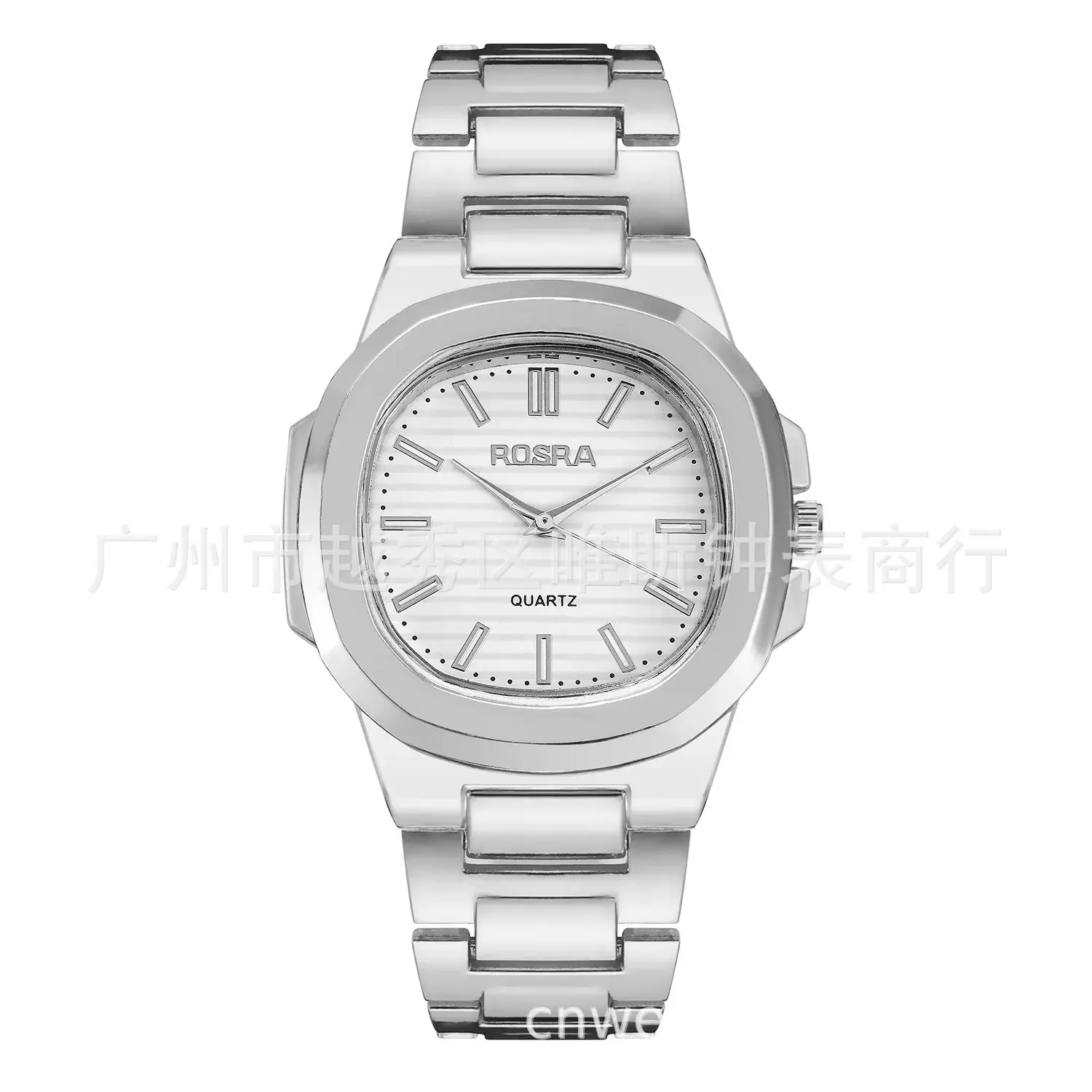 2023 ROSRA Men's Square Dial Quartz Watch with Rose Gold Strap - Image 21