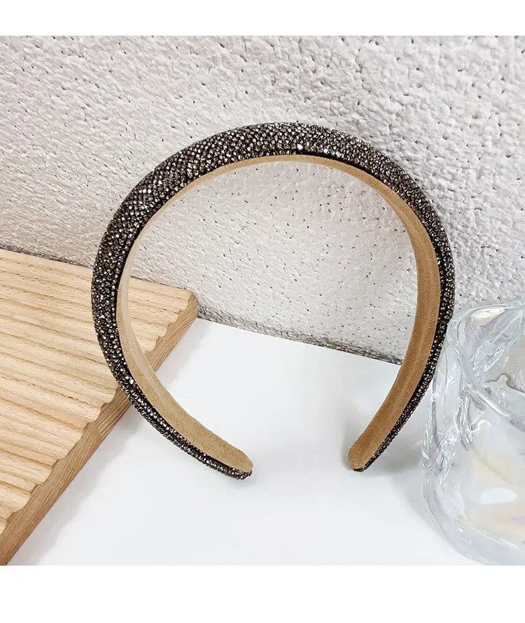 Full Diamond Hair Hoop for Women Gold Plated — feature 7