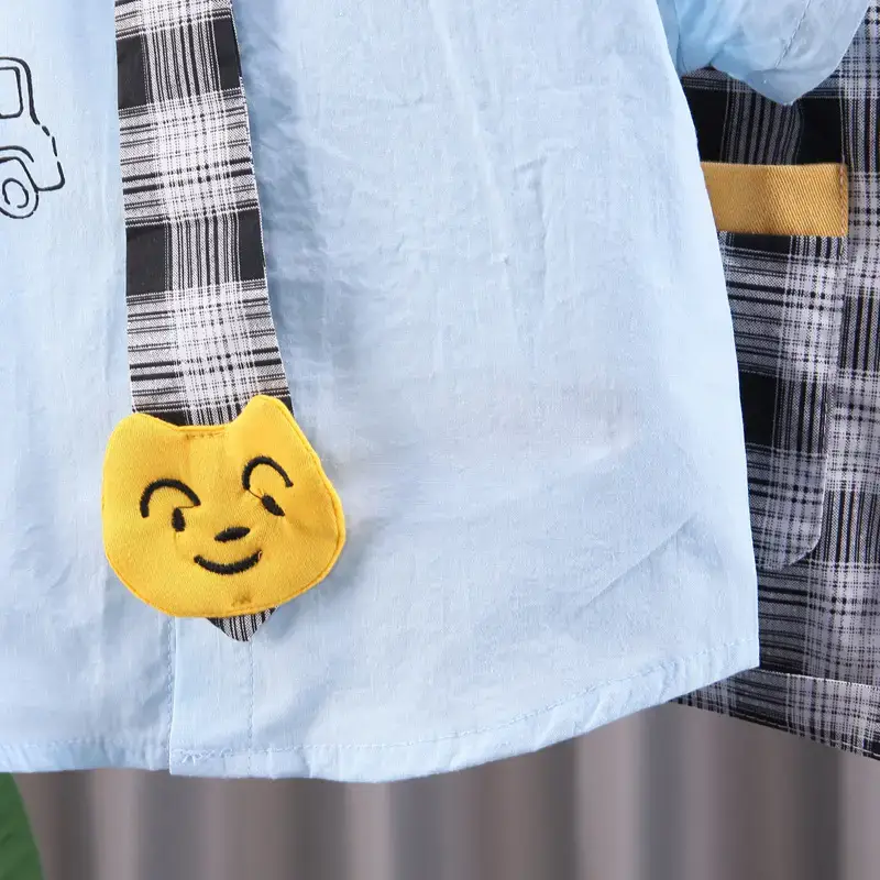 Children Cotton T-Shirt Shorts Set Summer Baby Boys — feature 8