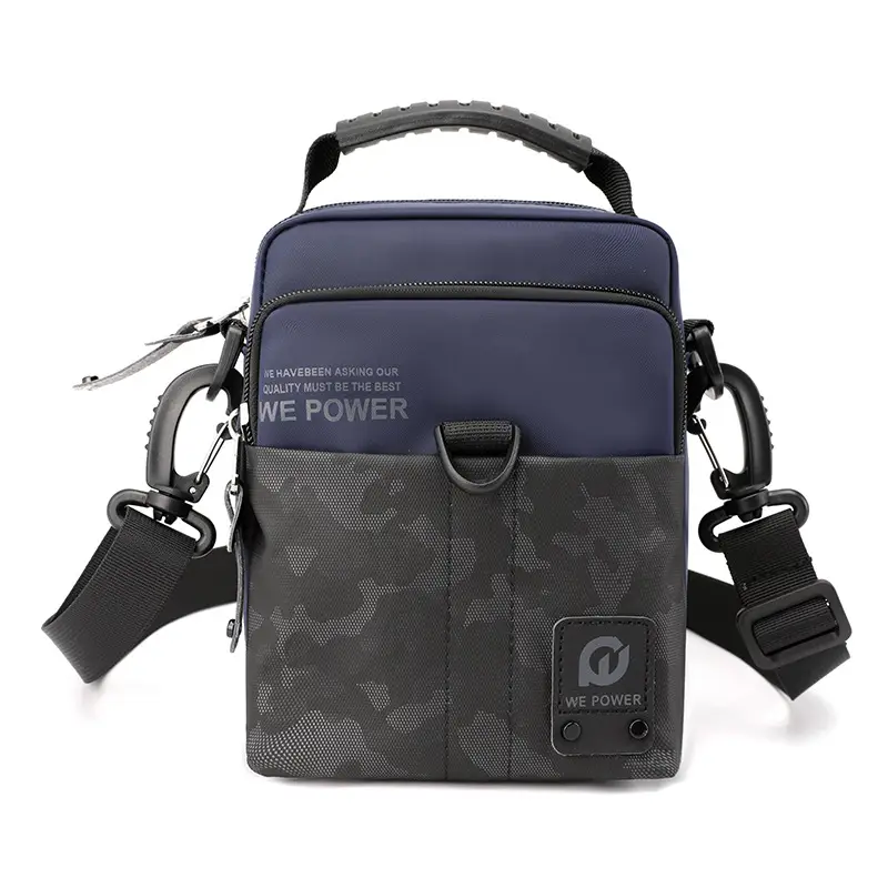 Wepower Men's Lightweight Sports Shoulder Crossbody Bag Multi-Functional Belt Hanging Bag Vertical Small Bag Casual Men's Bag - Image 3
