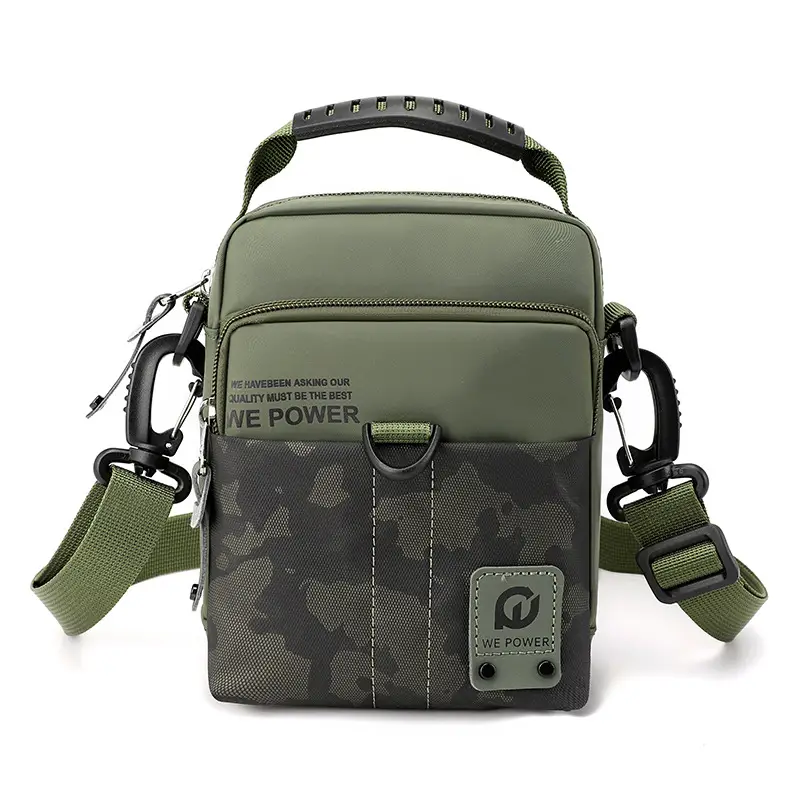Wepower Men's Lightweight Sports Shoulder Crossbody Bag Multi-Functional Belt Hanging Bag Vertical Small Bag Casual Men's Bag - Image 4