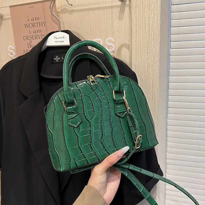 White Stone Pattern Shoulder Bag for Women 2023 - Image 6