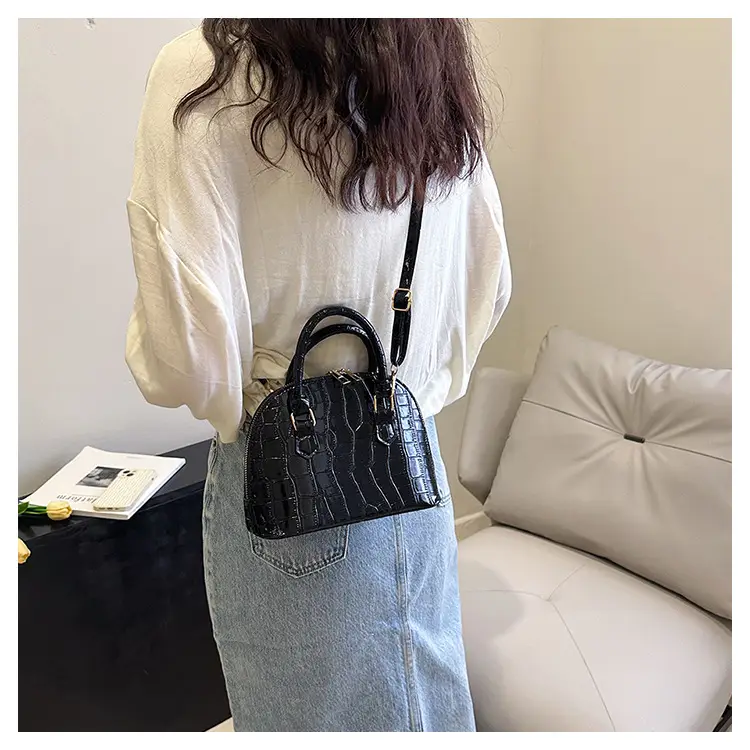 White Stone Pattern Shoulder Bag for Women 2023 — feature 23