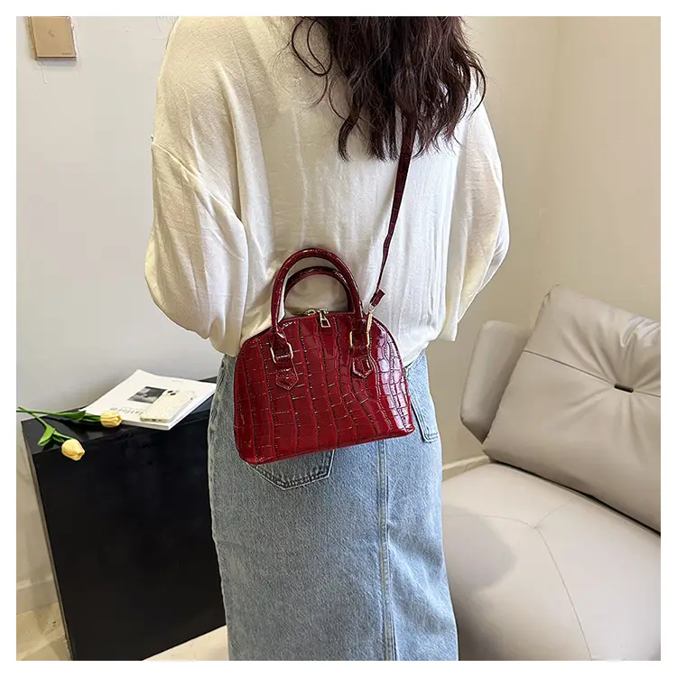 White Stone Pattern Shoulder Bag for Women 2023 — feature 29