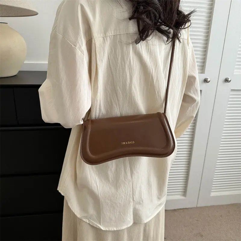 Women's Retro Brown Crossbody Bag 2023 Summer - Image 6