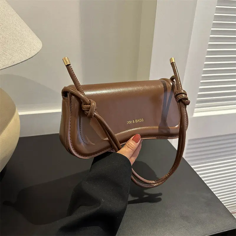 Women's Retro Brown Crossbody Bag 2023 Summer - Image 3