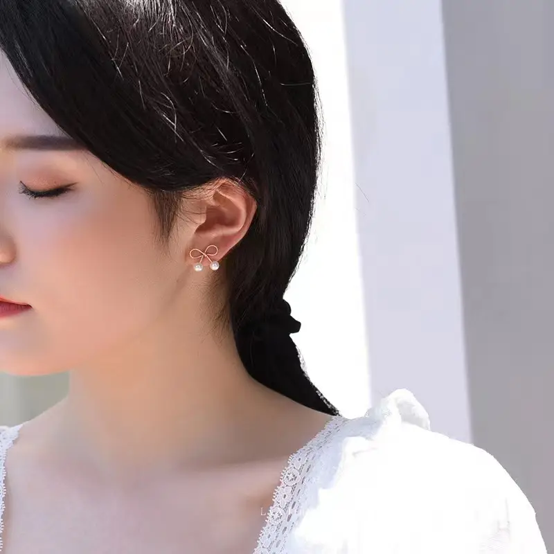 Natural Freshwater Pearl Earrings for Women - Image 5