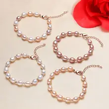 Korean Style Pearl Bracelet for Women 14K Gold — feature 23