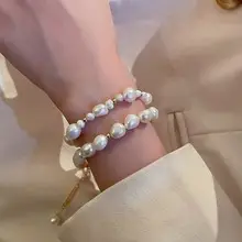 Korean Style Pearl Bracelet for Women 14K Gold — feature 27