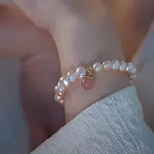 Korean Style Pearl Bracelet for Women 14K Gold — feature 29