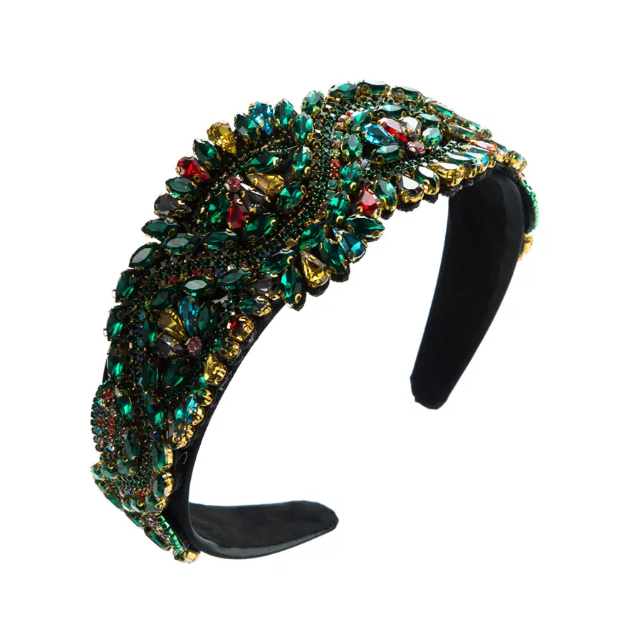 Baroque Diamond Headband for Women Party Wear