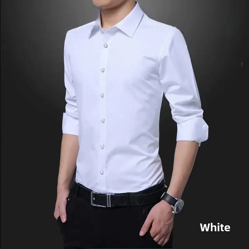 Men's Long Sleeve Light Blue Slim Fit Shirt