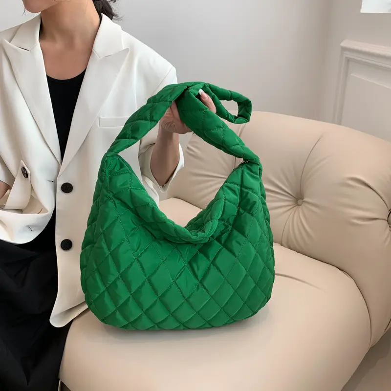 Pink Quilted Women's Tote Bag 2023 New - Image 7