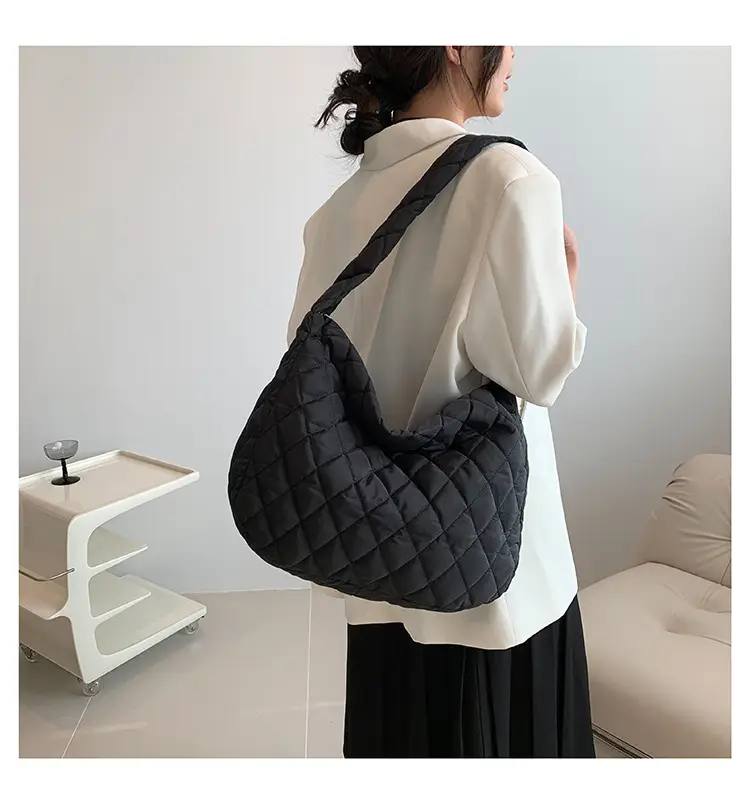 Pink Quilted Women's Tote Bag 2023 New — feature 12
