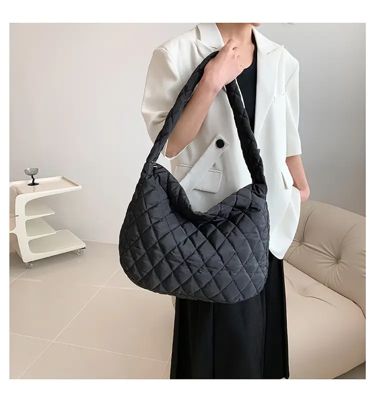 Pink Quilted Women's Tote Bag 2023 New — feature 13