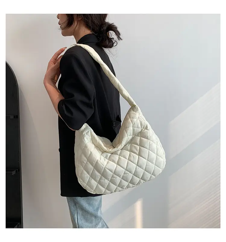 Pink Quilted Women's Tote Bag 2023 New — feature 21