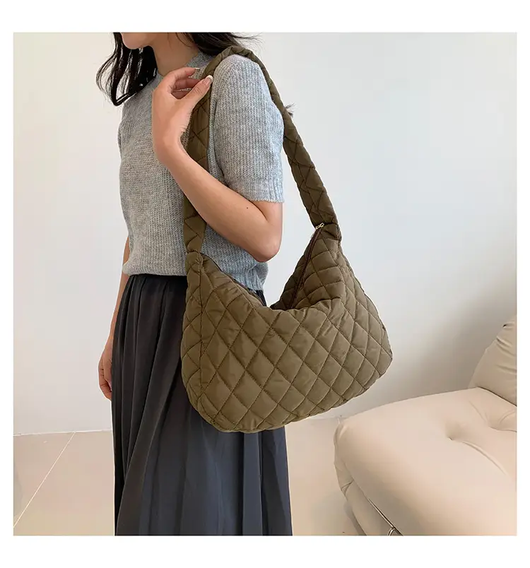 Pink Quilted Women's Tote Bag 2023 New — feature 27