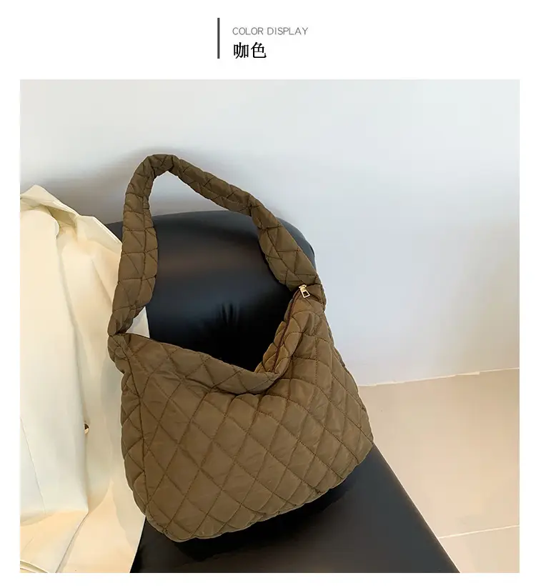 Pink Quilted Women's Tote Bag 2023 New — feature 36