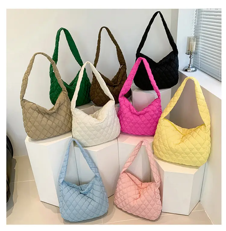Pink Quilted Women's Tote Bag 2023 New — feature 40